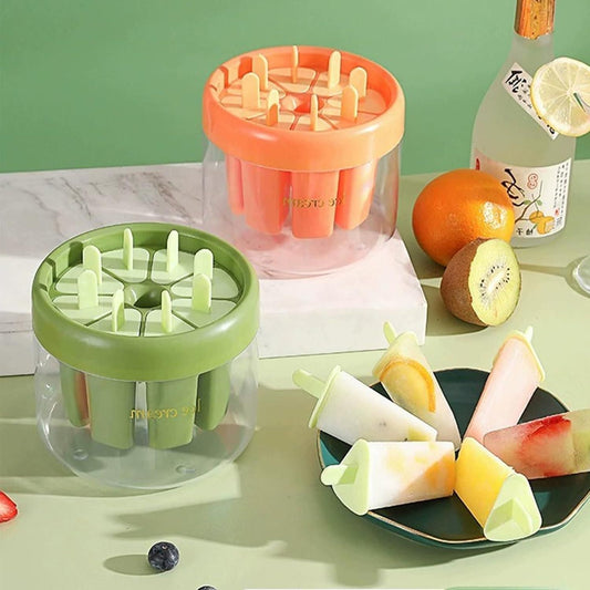 Ice Pop Mould Reusable DIY 8 Pieces